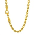 thumbnail image 2 of JewelStop 18K Solid Yellow Gold 1.5mm Round Cable Chain with Lobster Clasp 18 inches, 3gr., 2 of 6