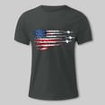 thumbnail image 5 of UAYOTSE Men American Flag Patriotic Eagle T Shirt 4th of July Skull Round Neck Short Sleeve,Sizes S, 5 of 7