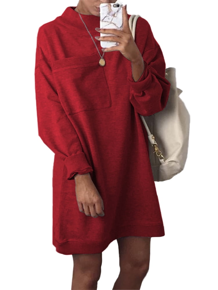 baggy sweatshirt dress