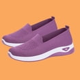 thumbnail image 6 of Wensltd Women Solid Mesh Walking Shoes Comfy Lightweight Slip On Round Toe Casual Shoes, 6 of 8