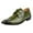 Olive, variant on LIBERTYZENO Men Leather Formal Oxford Dress Shoes, Purple, 9.5