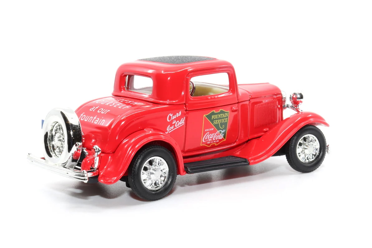 Coca-Cola 1932 Ford Coupe, Red - Motor City Classics 443030 - 1/43 Scale Diecast Model Car