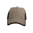 thumbnail image 2 of Top Headwear Chapeau de Camionneur Réglable en Paille - Naturel/noir, 2 of 2