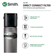 A. O. Smith Direct Connect Water Filter - Under Sink Replacement Filter for AO-MF System