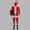 Red, variant on DuoJiaJ Santa Adult Jumpsuit Performance Outfit Holiday Party For And Festive Attire 190