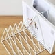 thumbnail image 4 of Estante de Soporte Triangular de Libros Sunnimix Blanco Organizador de Almacenamiento, 4 of 5