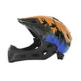 thumbnail image 2 of Casco de bicicleta para niños Casco de bicicleta para niños Moderno Ligero Transpirable para niños naranja azul, 2 of 9