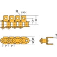 thumbnail image 2 of Tsubaki Connecting Link,AA-1 Attachment,PK5 40ASAA1CL, 2 of 2