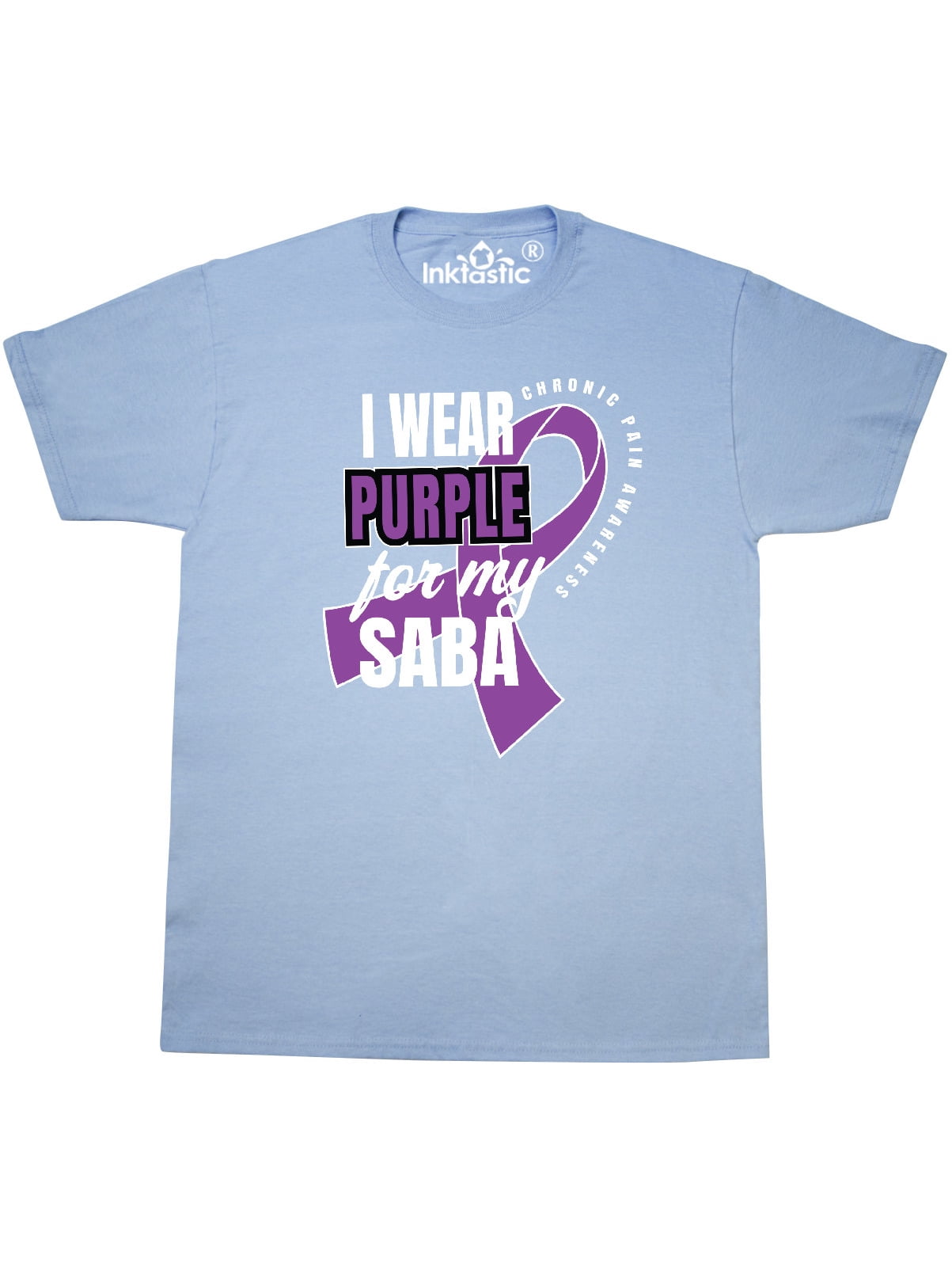 inktastic Chronic Pain I Wear Purple for My Saba Long Sleeve Creeper