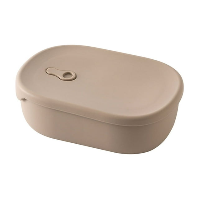 fheaev Boîte à Lunch en Silicone Alimentaire 1000ml Évent Micro-Ondes Résistant à la Chaleur