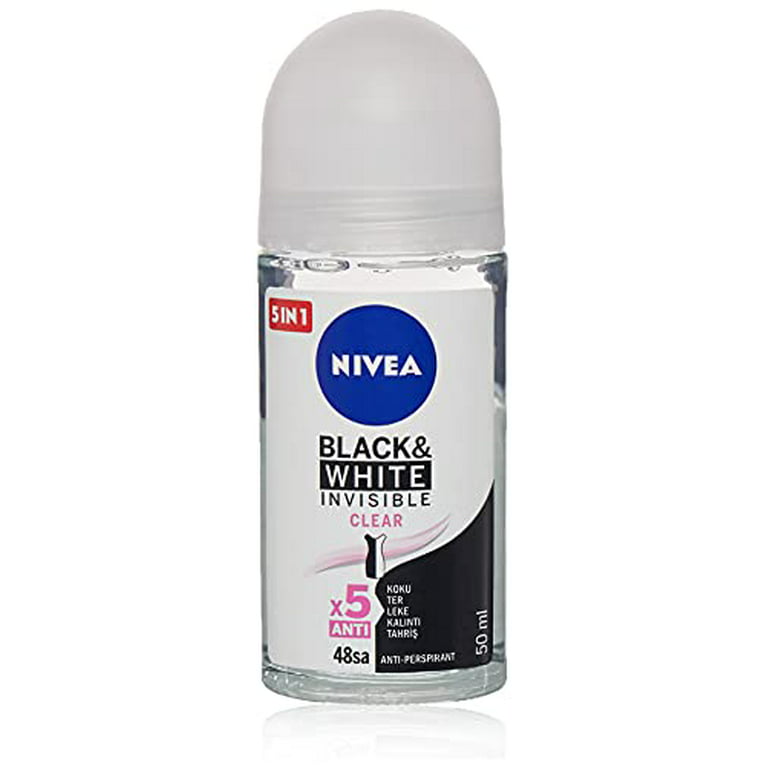 Nivea for & Clear Roll-On Anti-Perspirant Deodorant 50 (Pack of 3) - Walmart.com
