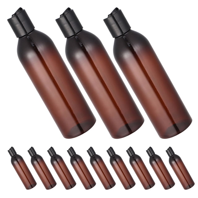 CHICHUMID 12Ud Plásticas Para Viaje Con Para Loción Y Champú Color Marrón
