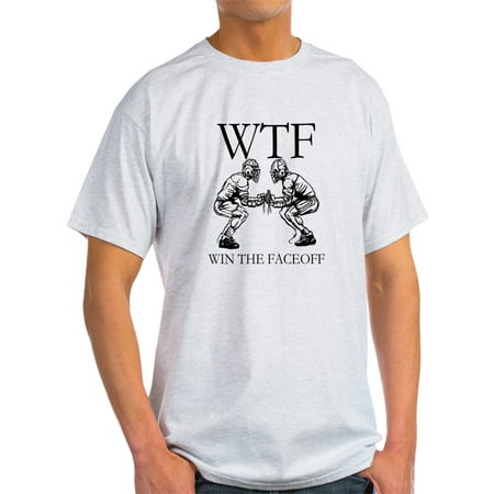 CafePress - Win The Faceoff Lacrosse - Light T-Shirt - (Best Lacrosse Faceoff Heads)