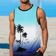 thumbnail image 2 of Zmoon Gilet de Vacances pour Hommes en Impression Numérique 3D Style de Rue Ample Plage Cocotier, 2 of 4