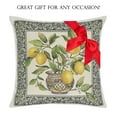 thumbnail image 5 of STPgoods Lemon Tapestry Throw Pillow with Insert 18x18" (45x45 cm) Decorative Couch and Sofa Cushion for Living Room Bedroom Square Pillowcase, Yellow, 5 of 6