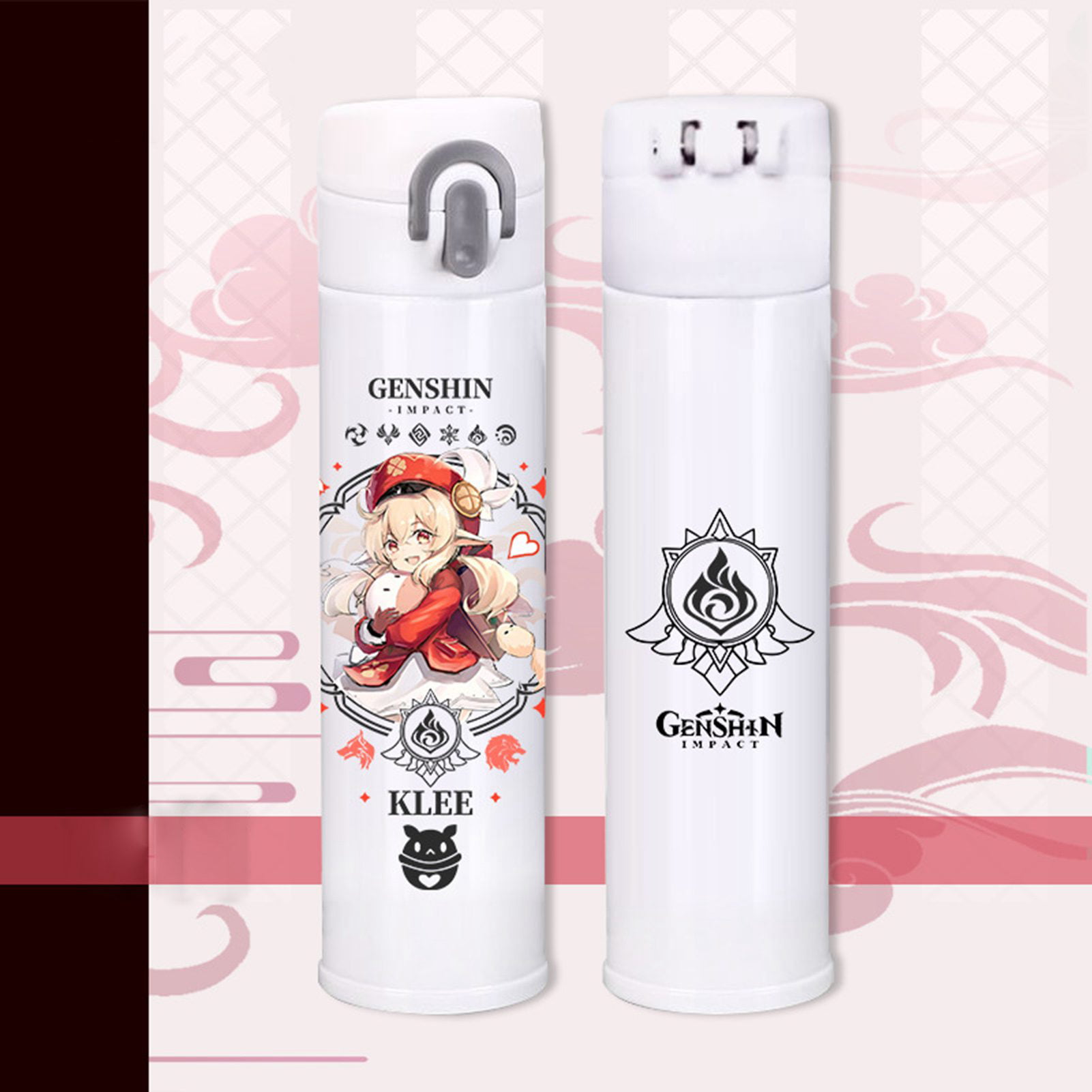 Roffatide Anime Cute Stainless Steel Vacuum Thermos Water Bottle