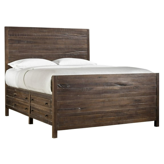 Townsend King Storage Bed in Java