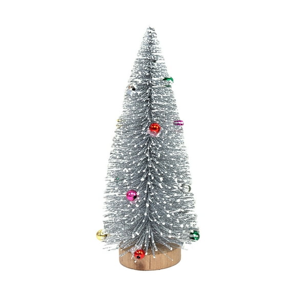 Holiday Clearance! UHUYA Christmas Decor, Christmas Tree Christmas Decoration Decorations Christmas Tree Desktop Decoration Scene Layout Door Decoration Christmas Gift Silver