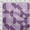 thumbnail image 3 of oneOone Viscose Chiffon Purple Fabric Geometric Abstract Polka Sewing Material Print Fabric By The Yard 42 Inch Wide, 3 of 4