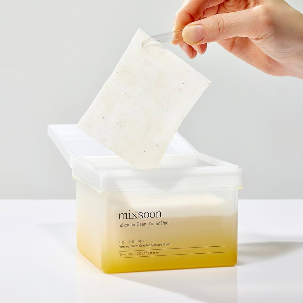 Mixsoon Bean Facial Toner Pads Skincare, 120 count