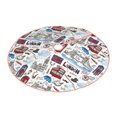 thumbnail image 2 of Bingfone Christmas Tree Skirt Mat Christmas Decoration Interior 48" -London Landmark2, 2 of 6