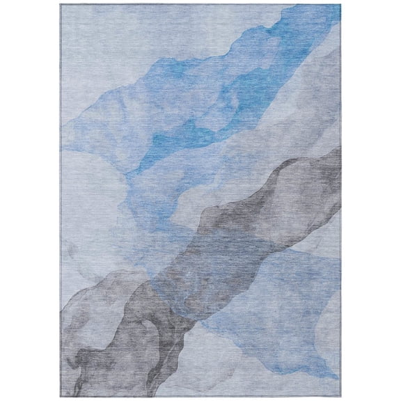 Dalyn Rugs Machine Washable Indoor/Outdoor Chantille ACN2109 Sky 2'6" x 3'10" Rug