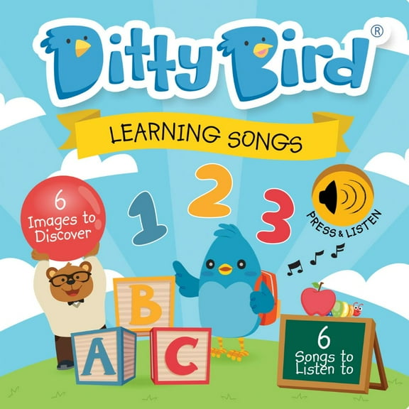 Ditty Bird Learning Songs, (Board Book)