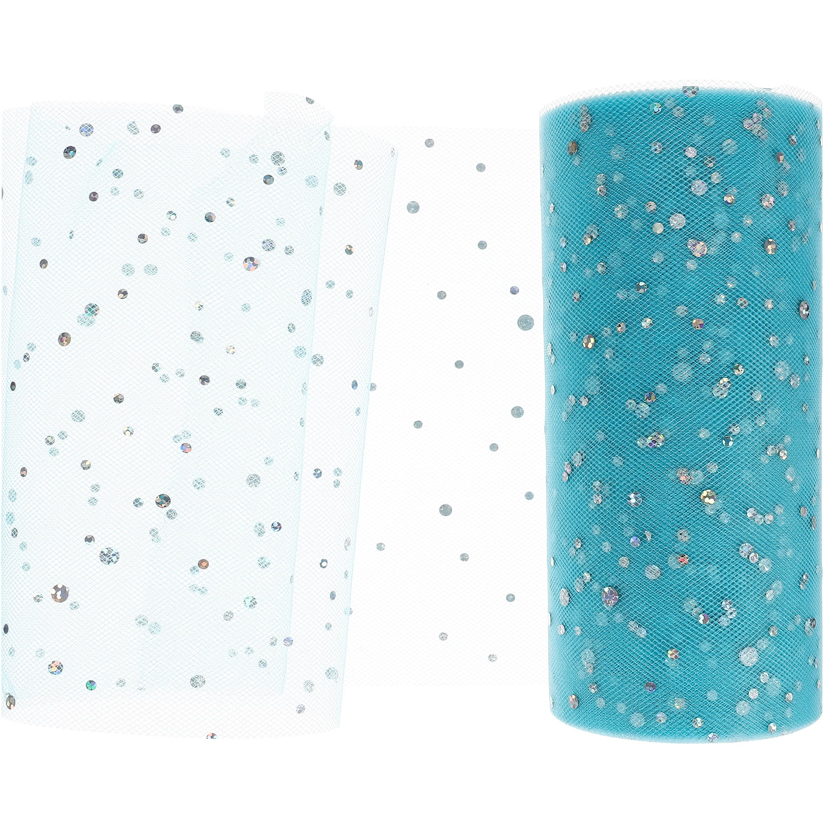 1 roll of Glitter Tulle Fabric Roll Tutu Skirt DIY Tulle Fabric Gift
