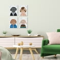 thumbnail image 2 of Stupell Industries Hipster Dogs Funny Animal Paintings Framed Wall Art by Melissa Wang, 4 Piece, 11" x 14", Black Framed, 2 of 5