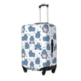 thumbnail image 2 of Cauagu Cute Hippos Print Travel Luggage Cover,Travel Dust-proof Suitcase Cover Softside Suitcase Protector for 18-32inch,Not Included Suitcase, 2 of 8