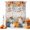Khaki, variant on Teal Orange Pumpkins Fall Shower Curtains for Bathroom, Thanksgiving Blue Grey Wood Waterproof Fabric Shower Curtain, Decorative Bathroom Curtain for Bathtub, 72"x72", No Hooks Included