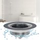 thumbnail image 5 of Tapón de fregadero con colador | Tapa de desagüe para fregadero de cocina con cesta | Colador de fregadero de acero inoxidable y goma para cocina y baño | Evita atascos por pelo y restos de comida, 5 of 6