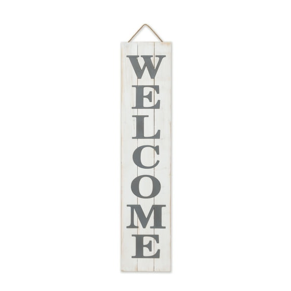 Lighted 58 in H Wood in WELCOME in Wall Hanging