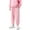 Pink A, variant on Ashirexll Boys and Girls Sweatpants Winter Pants Solid Color Warm with Elastic Waist and Pockets for 2-13 Year