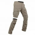 thumbnail image 2 of GrmtClth Womens Hiking Pants Convertible Quick Dry Waterproof Cargo Pants Lightweight Zip-Off Tacticalpants Breathable Stretch Work Pants with Multi Pockets Khaki M, 2 of 8