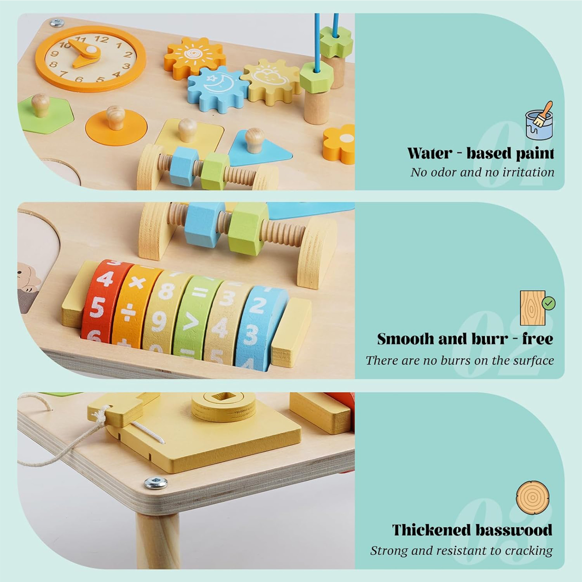 Bohorizon Kids Activity Table, Kids Table Activity Center , Pack of 1