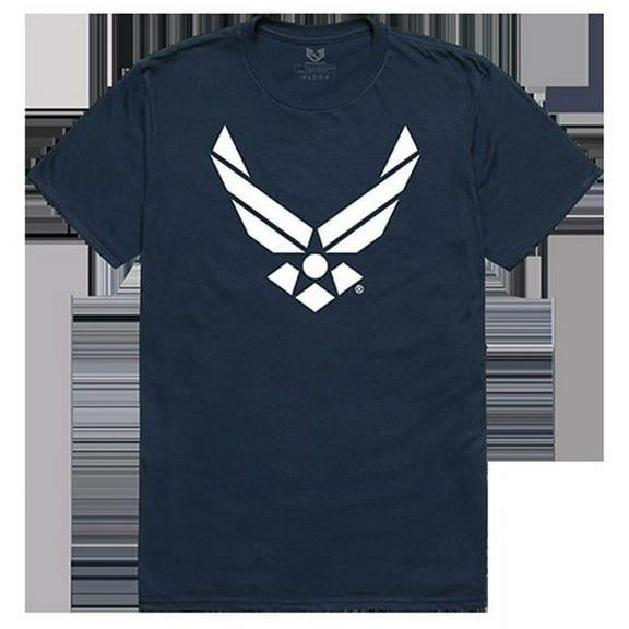 Air Force Wing Relaxed Graphic Tee, Navy - Medium
