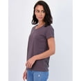 thumbnail image 4 of Real Essentials 4 Pack: Women's Classic-Fit Cotton Short-Sleeve Scoop Crew Neck T-Shirt (Available in Plus Size), 4 of 6