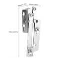 thumbnail image 4 of 2 Pcs/Set Spring Hinges, Steel Durable Lift Up Spring Hinge For Cabinet Cupboard Closet Wardrobe Door, Furniture Hardware, 4 of 8