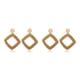 thumbnail image 2 of Qarigey Pendientes clásicos estilo bohemio joyería para mujeres niñas cuadrilátero hueco Hueco cuadrilátero 2Conjunto, 2 of 6