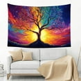 thumbnail image 4 of RKSupls Tree of Life Sun Moon Mandala Tapestry, Home Tapestry Suitable for Hanging for Decorative Wall Hanging, Decorative Bedroom, Living Room Decoration - 60*40in, 4 of 6