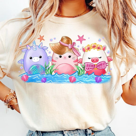 Beach Squishmallow Shirt, Beach Life Shirt, Summer Vibes Shirt, Summer Shirt, Squishmallow Shirt, Beach Lover Shirt, Unisex S-5XL Hot Trending Shirt, Vintage Birthday Gift