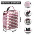 thumbnail image 3 of Nature Insect Insulated Lunch Bag Box Women Reusable Lunch Bag with Water Bottle Holder Lunchbox Office Travel, 3 of 6