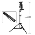 thumbnail image 1 of Support Trépied Ajustable pour iPhone iPad Tablettes, Support de Plancher Robuste pour Diffusion en Direct Jeux Vlog, 1 of 12