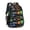 Basketball and Cap, variant on Basketball and Cap Black Pattern Backpack for School, Cute School Bag with Adjustable Shoulder Straps and Padded Back, 16.9"x12.6"x5.9"
