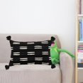 thumbnail image 4 of GUOOL Soft Pillow Tassels Living Room Farmhouse Black Rectangle, 4 of 9