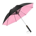 thumbnail image 4 of Sombrilla con ventilador perfecl a prueba de viento Rosa, 4 of 8