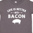 thumbnail image 4 of Inktastic Life's Better with Bacon Boys or Girls Toddler T-Shirt, 4 of 5