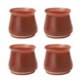 thumbnail image 1 of Hugtrwg 4 Uds. Fundas Silicona para Patas Muebles Almohadilla para Pies Mesa Protector (marrón), 1 of 9