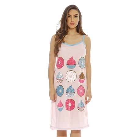 Just Love Nightgown / Women Sleepwear / Womans Pajamas (Donuts and Cupcakes Medium)